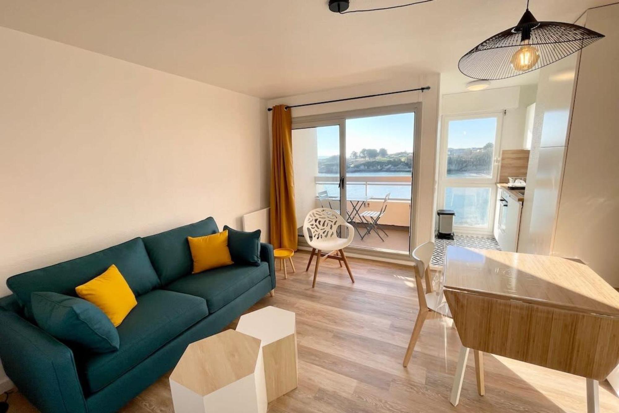 Pieds Dans L'Eau T2 Archi Cosy - Vue Mer 180 Пломер Екстериор снимка
